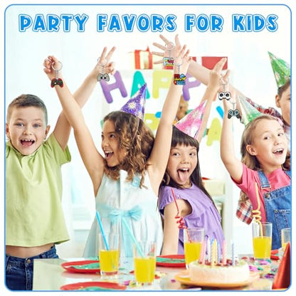 Keychains Bulk,Funny Key Chain for Prizes Incentives Holiday Gifts Birthday Party Favors - color: 50pcs Game Keychains