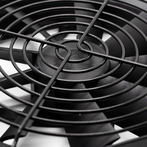 Black 2 Pack PC Fan Grill,PC Fan Cover | Black Iron 2 Pack 120MM Fan Grill,120MM Fan Cover with Screws for Computer Case Cooling Decoration. - size: FCI2-2 PCS