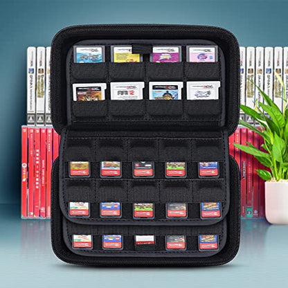 sisma DS 3DS Switch Game Case Compatible with Nintendo Cartridges Fits 40 Switch & 32 DS Games, Game Card Holders Storage Case - color: Grey 40+32 Slots