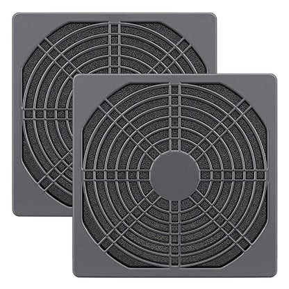 Wathai 2 Pack 120mm PC Fan Dust Filter Cover Computer Mess - style: 120mm Plastic