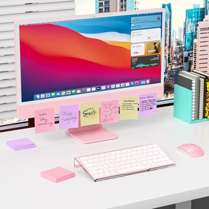Richboom Computer Keyboard Stand for Desktop, 11.8" Tiny Clear Acrylic Keyboard Riser 78 Keys Compact Keyboard Lift for Desk Ergonomic Short Keyboard Holder Tray with Black and Pink Silicone Strip - color: Clear w/ Black Silicone Strip