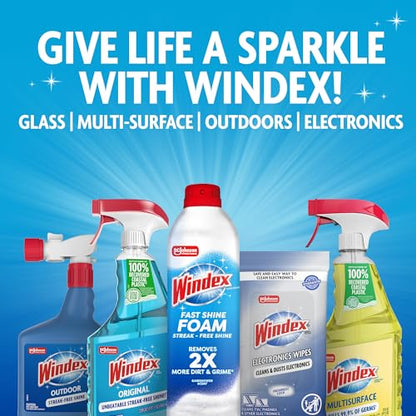 Windex Gaming Cleaning Wipes, Pre-Moistened Wipes to Instantly Clean all Gaming Gear and Electronics, Resealable Packaging for a Freshness Lock, 25 count (Pack of 2) - size: 25 Count (Pack of 2)
