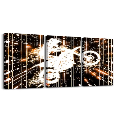 Feelyou Boys Girls Dirt Bike Wall Painting Posters Racing Motocross Picture Wall Decor Motorcycle Canvas Wall Art for Living Room Bedroom Kids Motorbike Teens Bathroom Wall Art 12"x16"x 3Pcs - color: Multi A13