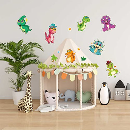 27 Sheet Dinosaur Stickers Make Your Own Dino Stickers for Kids 3+, Make-a-face Sticker Boys Girls Dinosaur Birthday Party Decorations, DIY Craft Birthday Party Favor Supplies - style: Dinosaur face Stickers
