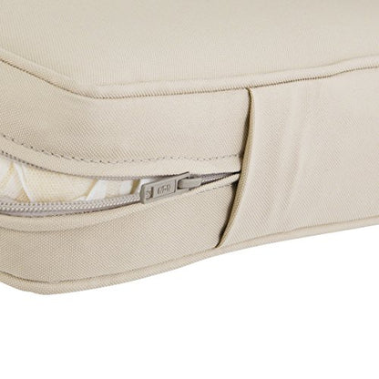 Classic Accessories Montlake FadeSafe Water-Resistant Patio Lounge Back Cushion Cover, 23 x 20 x 4 Inch, Antique Beige - color: Antique Beige, size: 21 x 20 x 4 Inch