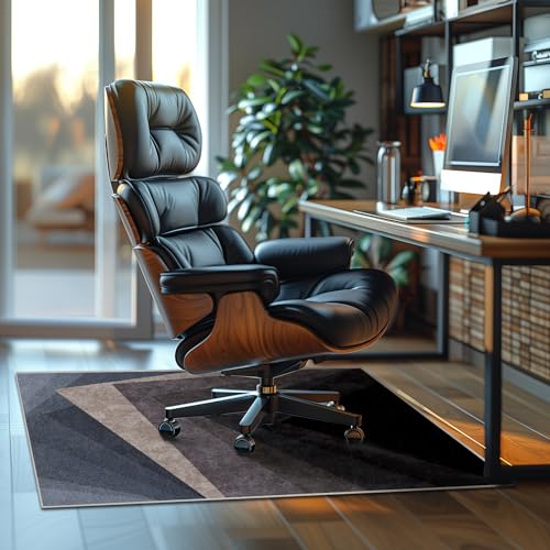 Office Chair Mat for Hardwood Floor, Anti Slip Hi-Q Desk Chair Mat for Hardwood & Low-Carpeted Floors, Easy to Clean Computer Floor Mat Protector Rug for Gaming Rolling Chair on Hard Wood Floors - color: G, size: 62" x 48"