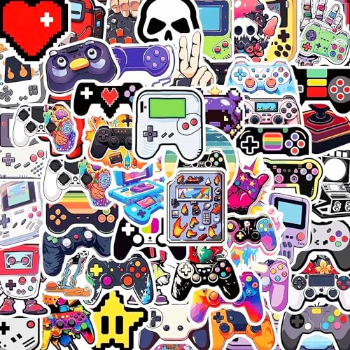 PMLAND 100 Pcs Waterproof Stickers Video Gamepad