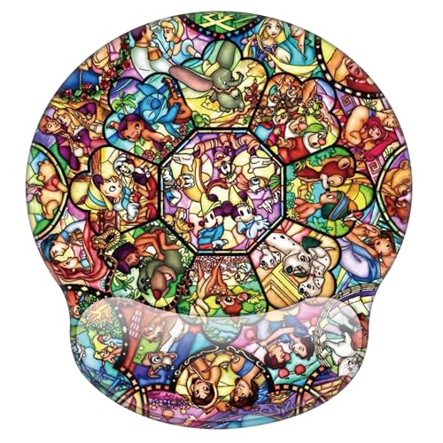 Anime Ergonomic Mouse Pad with Wrist Support,Gaming Mousepad wiht Non-Slip Rubber Base for Laptop, Pain Relief Mouse Pads for Desk for Office Home - color: D2