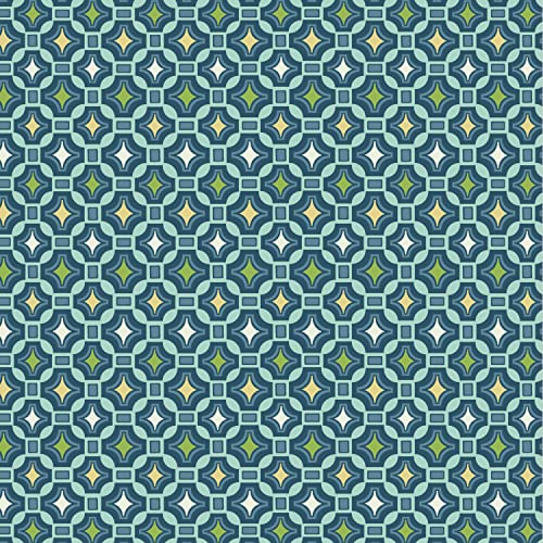 Arden Outdoor Midback Chair Cushion, 18 x 16.5, Water Repellent, Fade Resistant 18 x 16.5, Alana Tile - color: Alana Tile