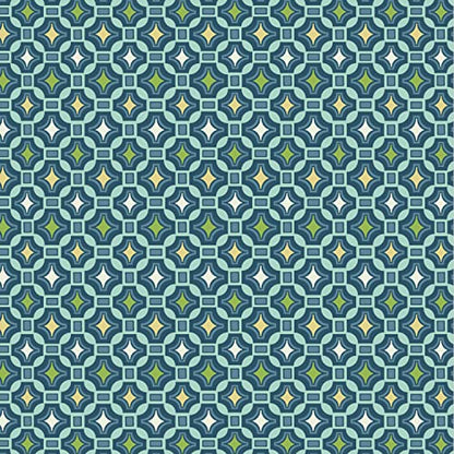 Arden Outdoor Midback Chair Cushion, 18 x 16.5, Water Repellent, Fade Resistant 18 x 16.5, Alana Tile - color: Alana Tile