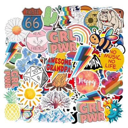 CHNLML100Pcs Skateboard Stickers Cool Sticker Waterproof Stickers for Laptop Water Bottle Suitcase Phone, Skateboarding Stickers Decal for Teens Boys Adults (StyleA) - color: Stylea