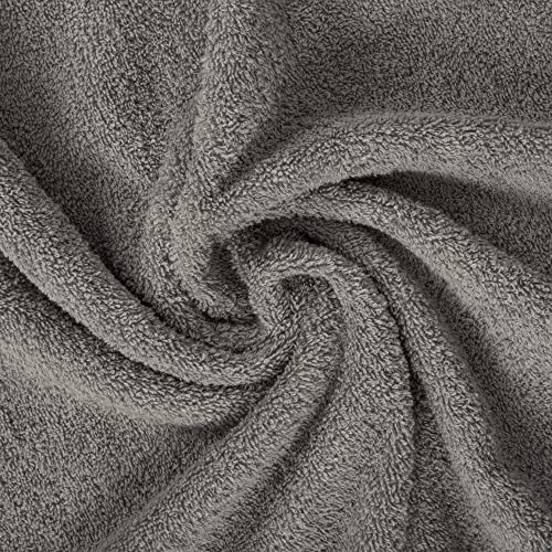 American Soft Linen Chaise Lounge Covers with Pocket, 86"x32" Oversized Beach Pool Lounge Chair Towel, Gray - color: Gray Chair Towel, size: 1 PIECE