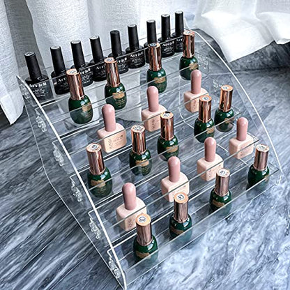 Sunglasses Organizer Clear Eyeglasses Display Case Sticker Display Tray Box For Glasses Tabletop Holder Stand (5 layer) - style: 5t
