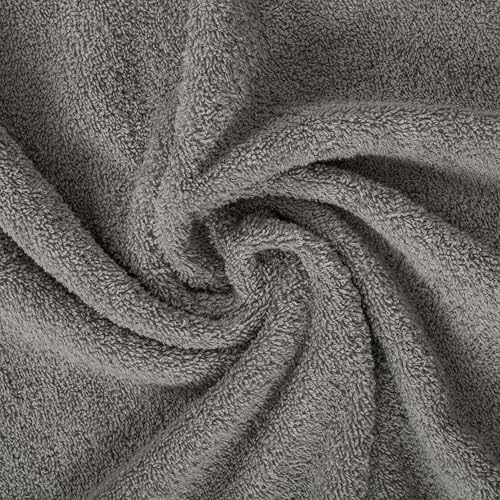 American Soft Linen 2 PACKED Chaise Lounge Covers with Pocket, 86"x32" Oversized Beach Pool Lounge Chair Towels (Gray Chair Towel, 2 PIECE) - color: Gray Chair Towel, size: 2 PIECE