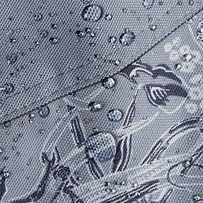 Classic Accessories for Vera Bradley Water-Resistant Patio Chair Cover, 26 x 29 x 27 Inch, Rain Forest Toile Gray