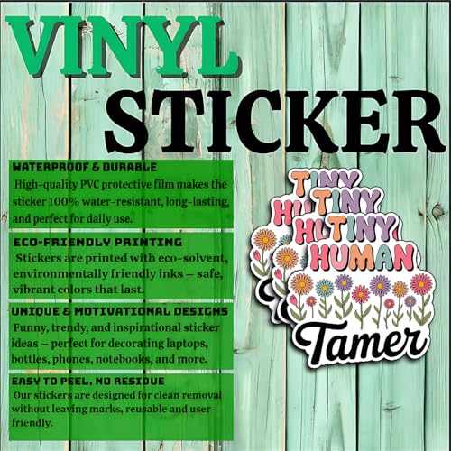 (3Pcs) Tiny Human Gamer Sticker Gaming Floral Vinyl Decal for Laptop Water Bottle Phone Case Tablet Tumbler Car Accessories Funny Gamer Gifts Girls Teens Women Gamers 3 Inch