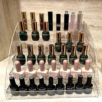 Sunglasses Organizer Clear Eyeglasses Display Case Sticker Display Tray Box For Glasses Tabletop Holder Stand (5 layer) - style: 5t