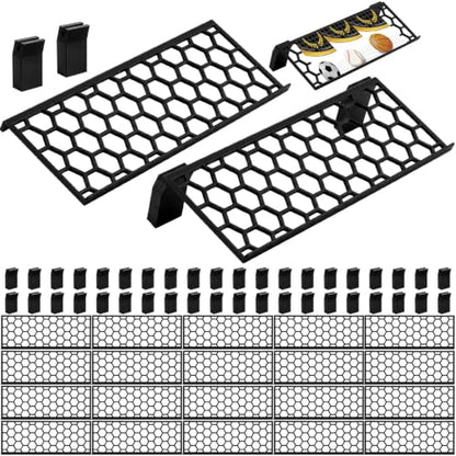 Yalikop 24 Pcs Trading Card Risers for Display Case Acrylic Modular Display Risers for Cardshow Vendor Sport Card Board Game (Detachable Hollow) - style: Detachable Hollow
