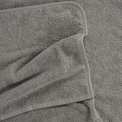 American Soft Linen 2 PACKED Chaise Lounge Covers with Pocket, 86"x32" Oversized Beach Pool Lounge Chair Towels (Gray Chair Towel, 2 PIECE) - color: Gray Chair Towel, size: 2 PIECE