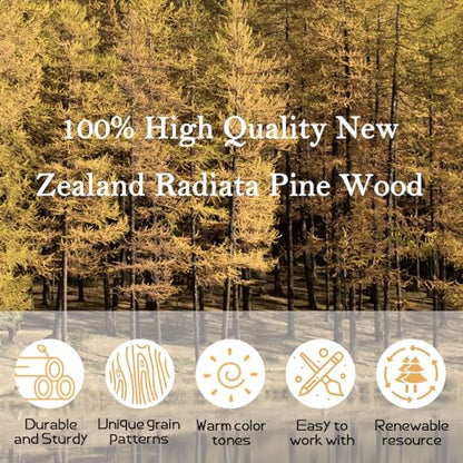 60 Pieces Unfinished Wood Coasters, GOH DODD 4 Inch Wooden Blanks with Non-Slip Pads for Laser Engraving Wood Burning Staining Painting Decoupage Housewarming Gifts Wedding Crafts Education - color: Round&Square-60 Pieces