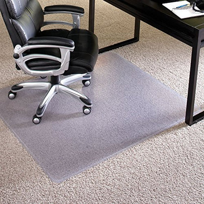 ES Robbins Extra High Pile Carpet ChairMat, Rectangle 72"x96" Beveled Edge - size: Rectangle, style: 72" x 96"