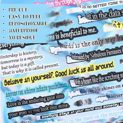 Sticker Book for Junk Journal Supplies, Cyberpunk Retro Futuristic 30 Sheets DIY Scrapbook Stickers with Glitter Glossy Matte Foil, 125x125mm Blue, for Scrapbooking Journaling - color: Blue Retro-futuristic