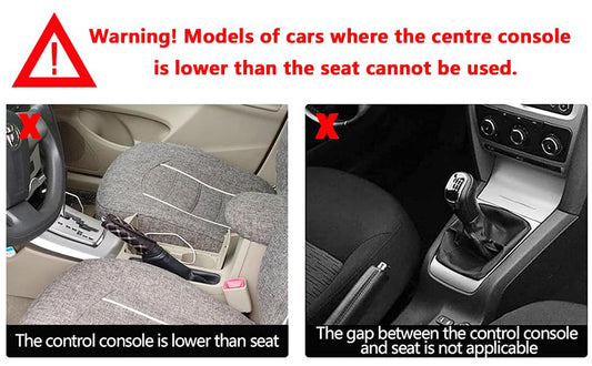 BAILISI Car seat gap filler organizer, 2 Pack multifunctional car seat organizer, car console side storage box can Holders phone, sunglasses, car keys, change(Gray) - color: Gray