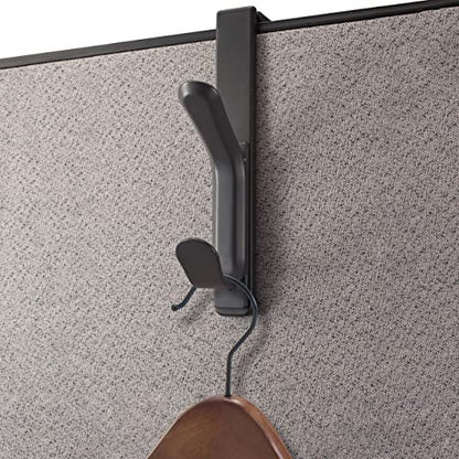 Officemate Coat Hooks for Cubicle Panels,Adjustable,Comes in (22009) Black,(Pack of 12) - size: 12 Pack