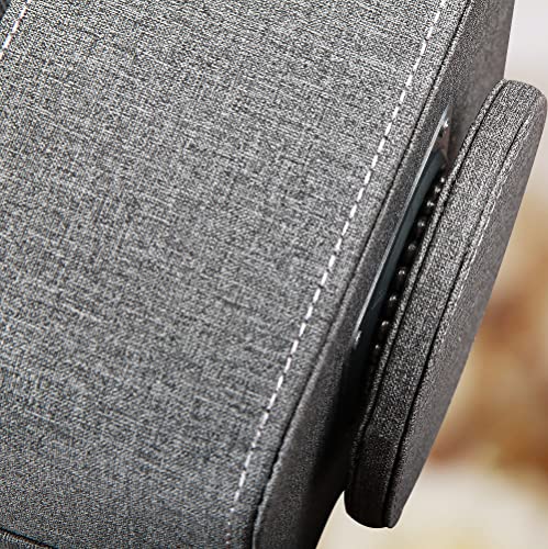 PUSU Leather 360°Rotatable Remote Control Holder,Nightstand TV Remote Caddy,Office Supplies Desktop Organizer,Spinning Storage Box for Pen,Mail,Phone,DVD, Blu-Ray, Media Player, Heater Controllers - color: D Gray