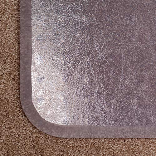 ES Robbins High Pile Carpet Chair Mat, Rectangle 46"x60" Beveled Edge - size: Rectangle, style: 46" x 60"