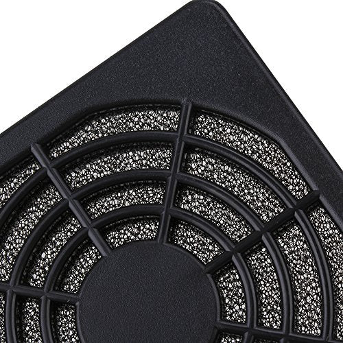 60mm Black Plastic Case Fan Filter Guard Grill or Cover PC Computer Pack of 5