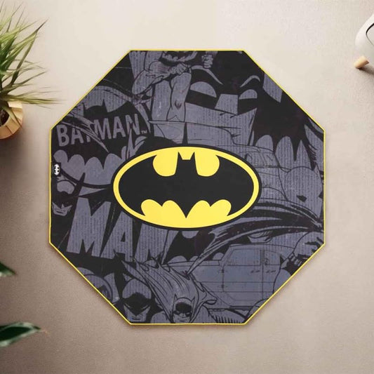 SUBSONIC DC Comics Batman - Non-Slip Gamer Floor Mat for Gaming Chairs and Office Chairs - 39' x 39'