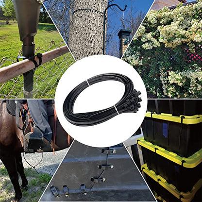 Large Zip Ties 18 inch, 50 Pack, Long Zip Ties Heavy Duty with 220 lb Tensile Strength, Big Cable Ties, Black, ANOSON - size: 18"/50 pk (220 Lb)
