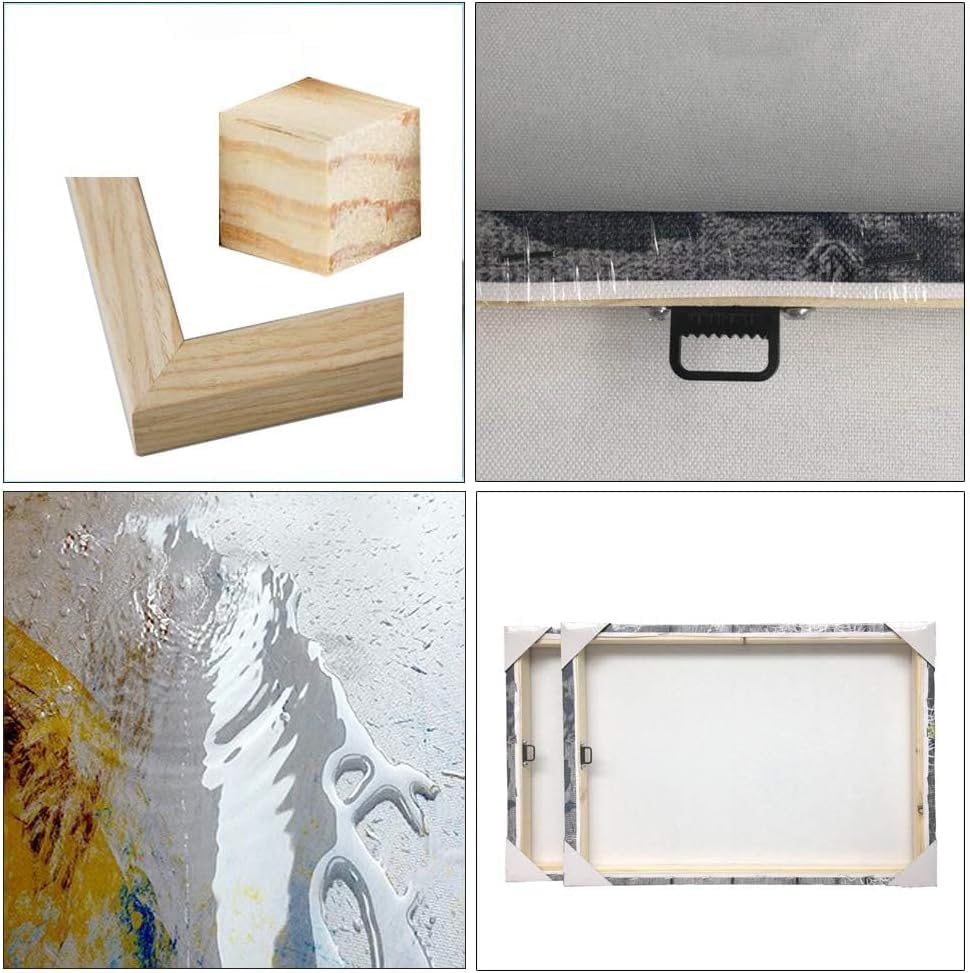 Artsbay 3 Piece Canvas Wall Art Zen Stone and Sand Giclee Print Artwork Calm Peaceful Still Life Picture Painting Modern Spa Room Wall Poster Decor Framed for Home Office Bedroom Bathroom Decoration