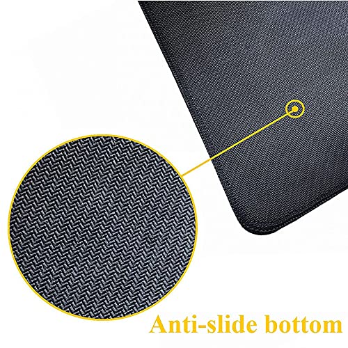 XXL Gaming Mouse Pad, Great Wave Racing Car Design, Non-Slip Rubber Base, Ultra Smooth Surface, Rectangular, 35.4 x 15.7 Inches - color: Great Wave Racing Car