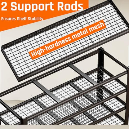 30" D Storage Shelves, 65" W Garage Shelving Heavy Duty Metal Adjustable Garage Shelves, 5 Tier Shelving Units Industrial Shelving, 65" W x 30" D x 79" H - size: 65"Wx78"Hx30"D | 5 Tier
