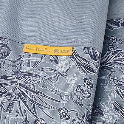 Classic Accessories for Vera Bradley Water-Resistant Patio Chair Cover, 26 x 29 x 27 Inch, Rain Forest Toile Gray