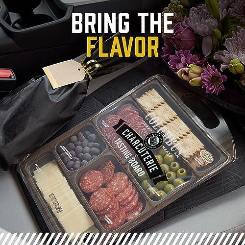 COLUMBUS Charcuterie Boards, Gourmet Meat and Cheese Tray for Entertaining, 12.5 Oz Charcuterie Tasting Board for Parties and Events