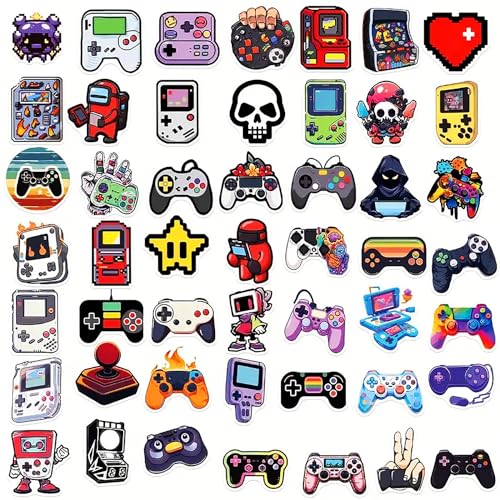 PMLAND 100 Pcs Waterproof Stickers Video Gamepad
