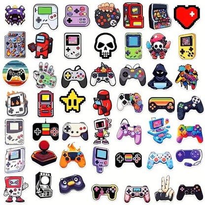 PMLAND 100 Pcs Waterproof Stickers Video Gamepad