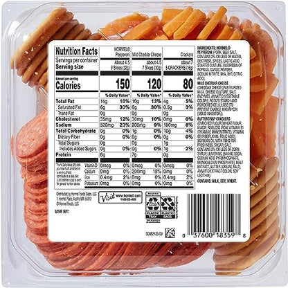 Hormel Snacktray/Pep/Cheese/Crk, 14.7 oz
