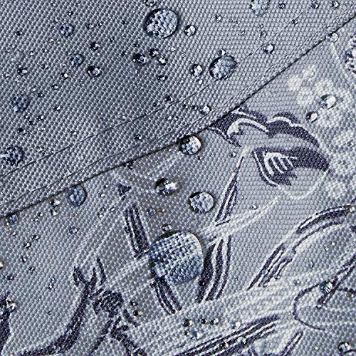 Classic Accessories for Vera Bradley Water-Resistant Patio Chair Cover, 26 x 29 x 27 Inch, Rain Forest Toile Gray