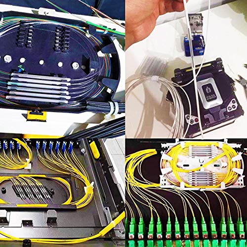 40mm Clear PE Heat Shrinkable Tube Fiber Optical Cable 2.6mm Dia Fusion Splice Protection Sleeve 100pcs