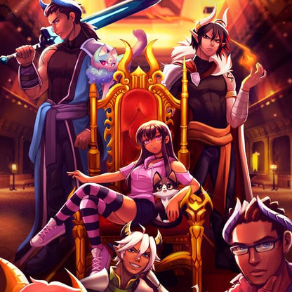 Aphmau Aphmeow My Inner Demons Posters - Official Licensed Merch from Youtube Gaming Channel - Original Artwork, Single-sided 24" L x 36" H (My Inner Demons Poster)