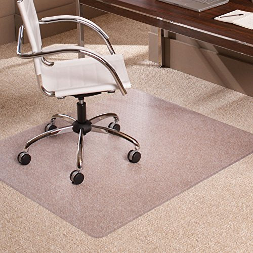 ES Robbins Extra High Pile Carpet Chair Mat, Rectangle 36"x48", Beveled Edge - size: Rectangle, style: 36" x 48"