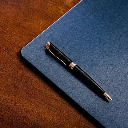 Dacasso Leatherette Conference Pads - color: Navy Blue, size: 17" x 14"