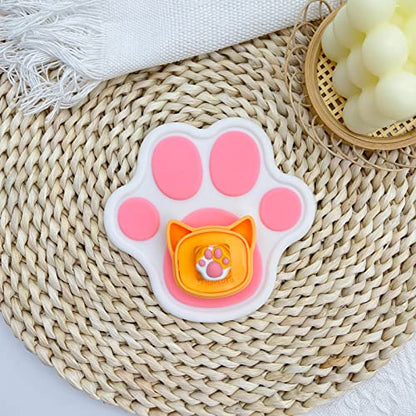 SYA ZOMOPLUS Cute Keycaps,Novelty Cat-Claws Keycap 3D Model OEM Profile Keyboard Keycaps Squishy-Paws Custom Key Caps for Cherry MX Switches Mechanical Gaming Keyboard(Orange1pcs) - color: Orange-1pcs