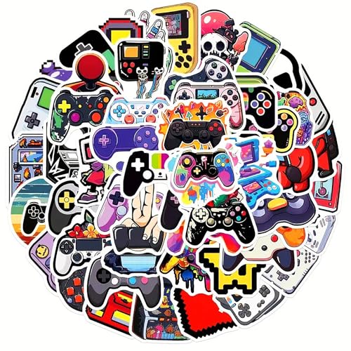 PMLAND 100 Pcs Waterproof Stickers Video Gamepad