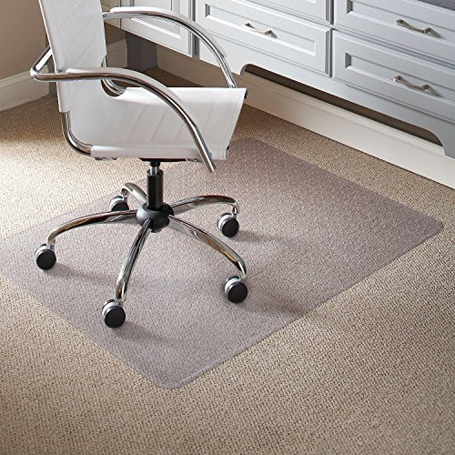 ES Robbins Extra High Pile Carpet Chair Mat, Rectangle 36"x48", Beveled Edge - size: Rectangle, style: 36" x 48"