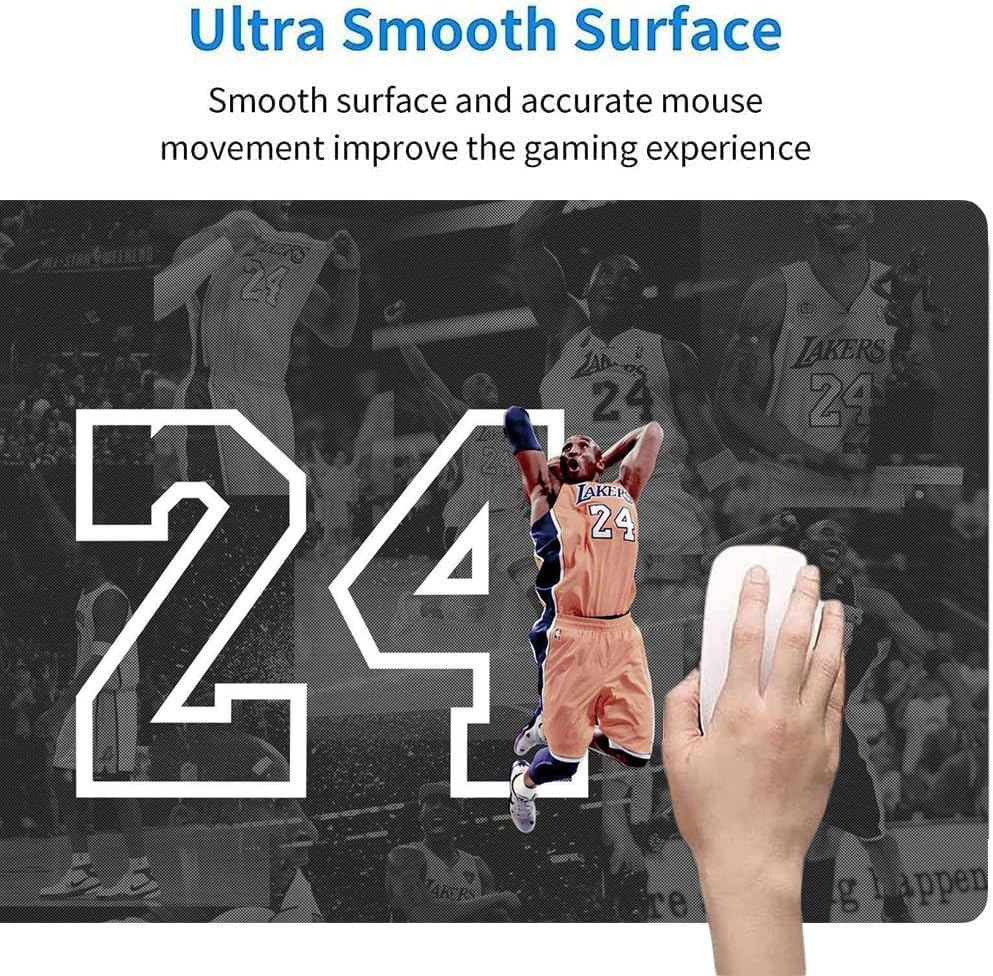 31.5x11.8 Inch Non-Slip Long Extended Large Gaming Mouse Pad with Stitched Edges XL Laptops Keyboard Mouse Mat(8&24) - color: 8&24